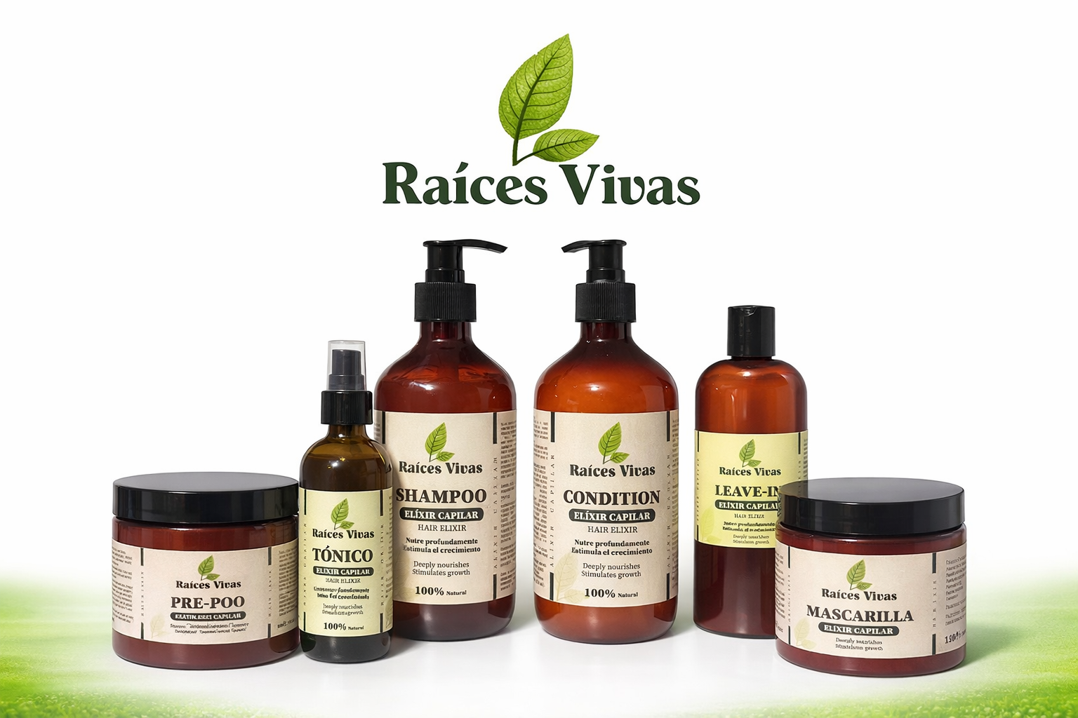 Raíces Vivas Anti-Caída Básico – 6 Pasos